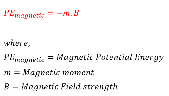 formula for Magnetic Potential Energy