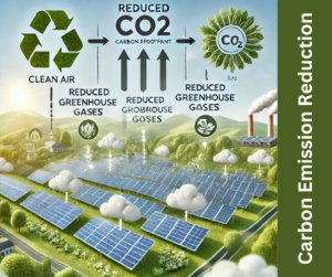 explanation of How Solar Power Reduces Carbon Footprint