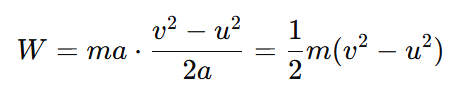 kinetic energy equation derivation