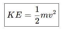 kinetic energy equation