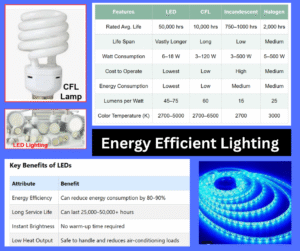 Energy Efficient Lighting: Benefits, Types & Smart Solutions