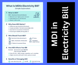 MDI in electricity bill
