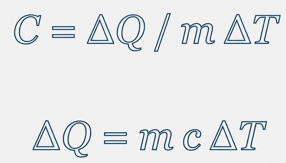 specific heat capacity formula