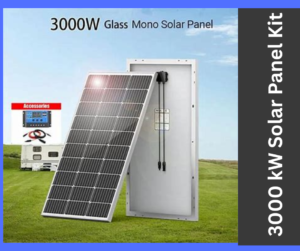 3000 W Solar Panel Kit explained