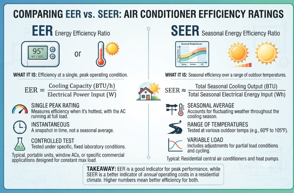 EER vs SEER